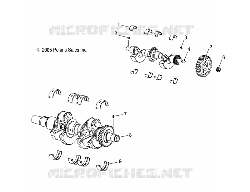 KURBELWELLE AND BALANCE SHAFT