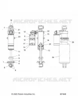 SUSPENSION, FRONT SHOCK TRACK