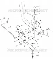 FOOT PEDAL   BREMSE Swedish Magnum 4X4 S97AC42E and Norwegian Magn (4940834083C04A)