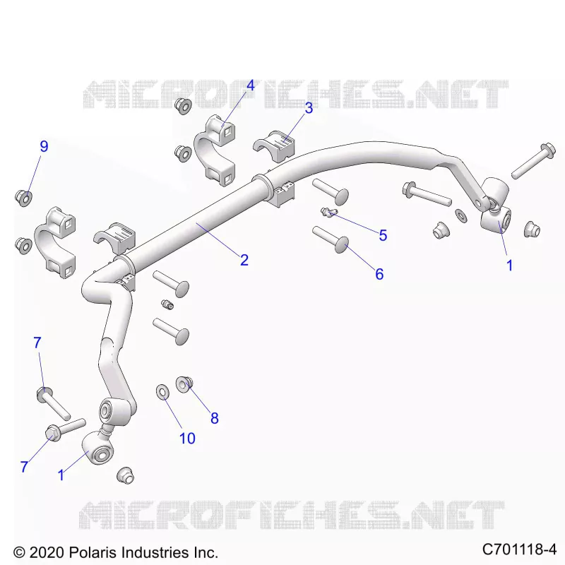 SUSPENSION, REAR STABILISATORSTANGE