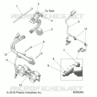 KRAFTSTOFFSYSTEM, RAIL, LINES AND THROTTLE BODY
