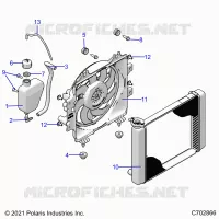 ENGINE, KÃŒHLSYSTEM, RADIATOR, FAN &amp; OVERFLOW BOTTLE