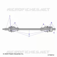ANTRIEB, FRONT HALF SHAFT