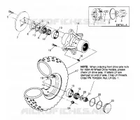 VORDERRAD ASSEMBLY  4X4 400L W948140 (4926772677B005)