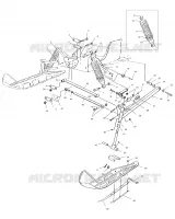 FRONT SUSPENSION AND SKI