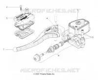 VORDERBREMSE BREMSE LEVER AND LH MASTER CYLINDER