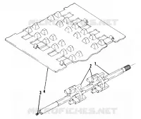TRACK AND ANTRIEBSWELLE SHAFT ASSEMBLY NO. 1590210 (INCL. 1-3) (4909520952010A)