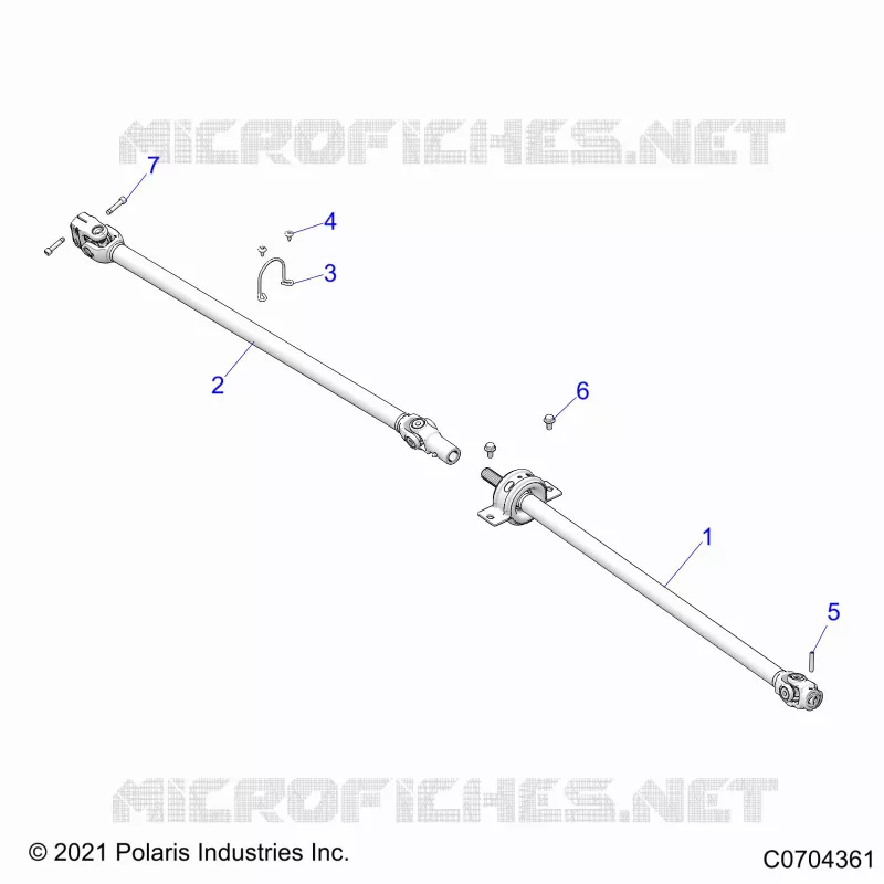 ANTRIEB, FRONT PROP SHAFT
