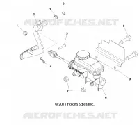 BREMSES, PEDAL AND MASTER CYLINDER