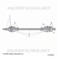ANTRIEB, FRONT HALF SHAFT