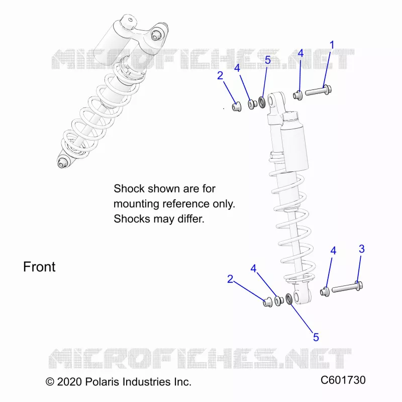 SUSPENSION, IFS SCHOCKS MNTG.
