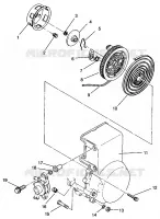 RÜCKZUG ANLASSER XLT RMK 0960956, XLT SKS 0960556 and EUROPEAN XLT SKS E96055 (4931813181D002)