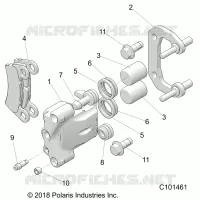 BREMSES, DOUBLE BORE CALIPER