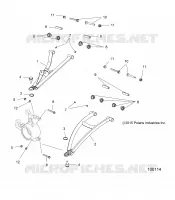 FRONT SUSPENSION A-ARMS