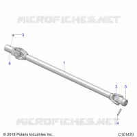 ANTRIEB, PROP SHAFT, FRONT