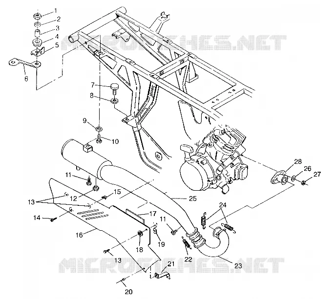 ABGASSYSTEM SWEDISH 4x4 400L S948140 (4926912691A012)