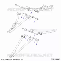 FRONT SUSPENSION A-ARM MOUNTING
