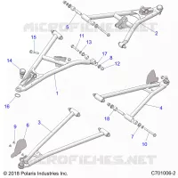 FRONT SUSPENSION CONTROL ARMS