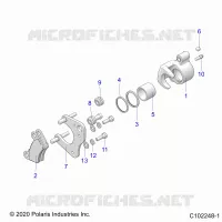 BRAKES, BRAKE BREMSZANGE VORNE