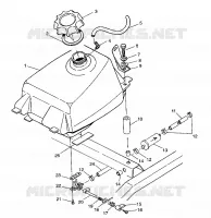 TREIBSTOFF TANK Magnum 2X4 W97AA42A (4940704070A011)