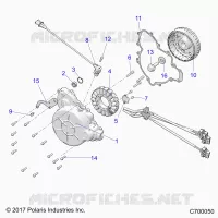 ENGINE, STATOR AND FLYRAD