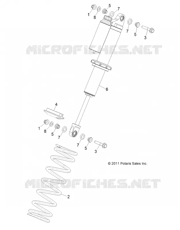 FRONT SUSPENSION SCHOCK MOUNTING
