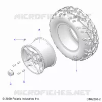 RADS, REAR TIRE