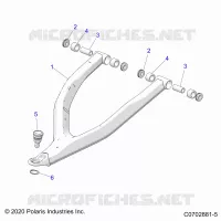 FRONT SUSPENSION CONTROL ARM UPPER