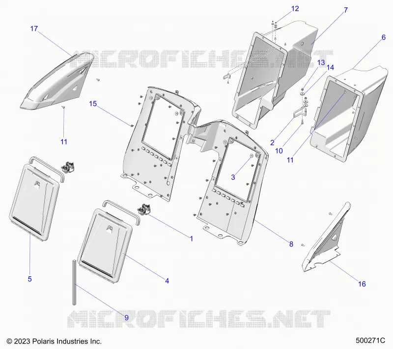 KAROSSERIE HINTEN STORAGE COMPARTMENTS