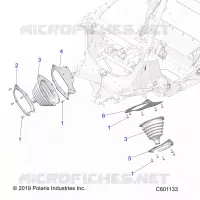 CHASSIS, TIE ROD BOOT ASM.