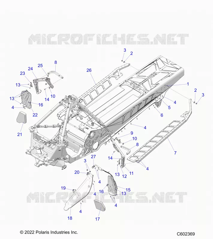 CHASSIS, FOOTRESTS, AND RUNNING BOARDS