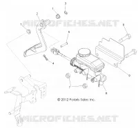 BREMSES, PEDAL AND MASTER CYLINDER