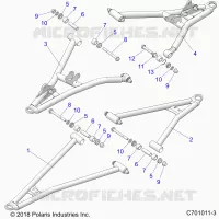 FRONT SUSPENSION CONTROL ARMS