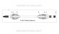 ANTRIEB, REAR HALF SHAFT, RH