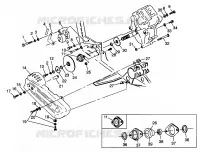 GETRIEBEGEHÄUSE/BREMSE AND KETTEN ??COVER MOUNTING