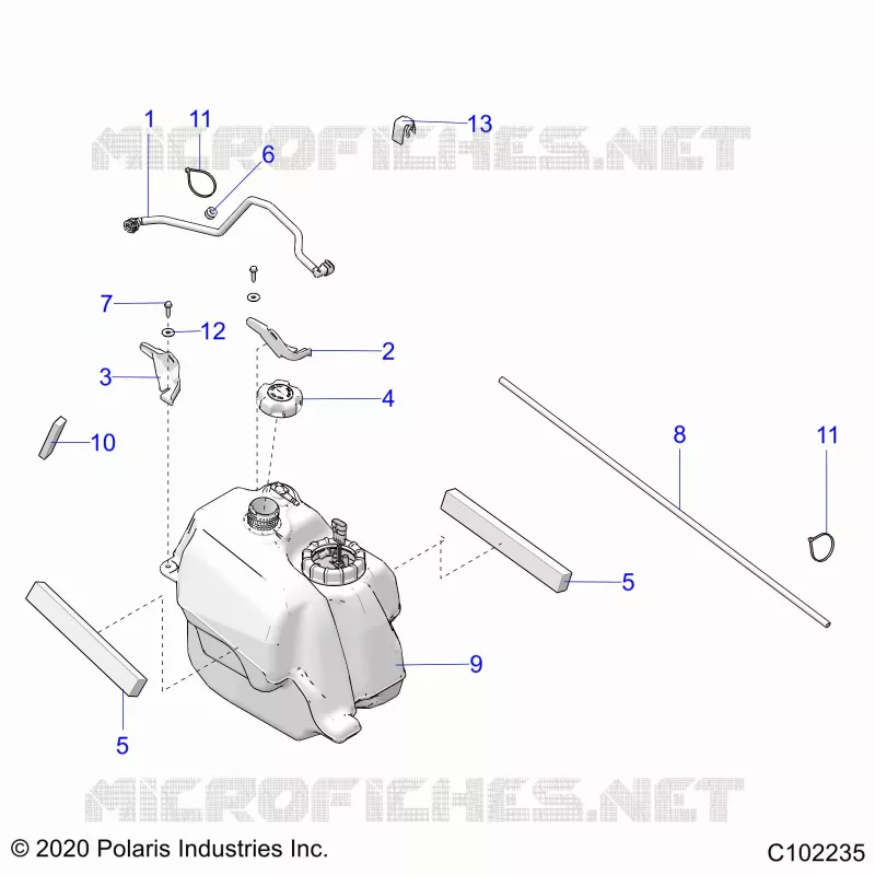 KRAFTSTOFFSYSTEM, FUEL TANK ASM.