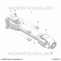 DRIVE TRAIN, PROP HINTERWELLE
