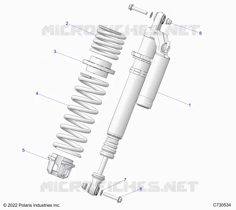 SUSPENSION, FRONT SHOCK MOUNTING, STANDARD/PREMIUM