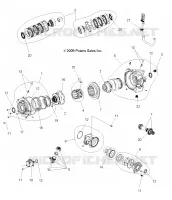 ANTRIEB, FRONT GETRIEBEGEHÄUSE INTERNALS (Built 3/05/10 and Before)
