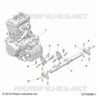 MOTOR, MOUNTING & LONG BLOCK