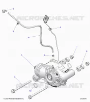 ANTRIEB, FRONT GEARCASE MOUNTING