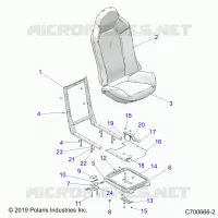 SITZ ASM. AND SLIDER