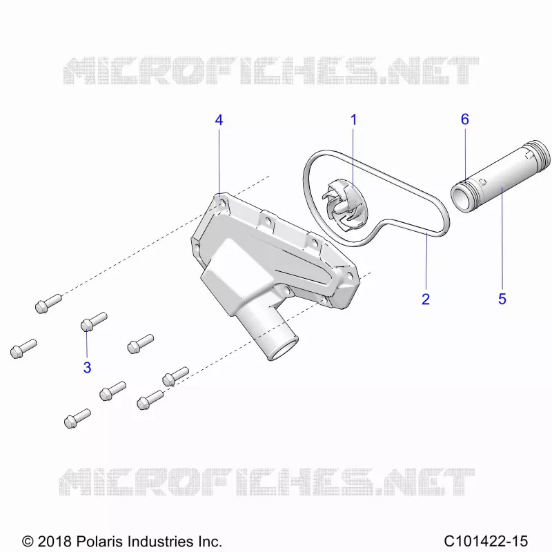 MOTOR, WATERPUMP IMPELLER AND COVER