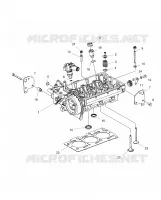 ENGINE, ZYLINDERKOPF AND PRECOMBUSTION CHAMBER