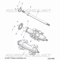 DRIVE TRAIN, JACKSHAFT AND ANTRIEBSWELLE
