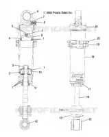 FRONT SCHOCK TRACK (FOX M-10/7043123)