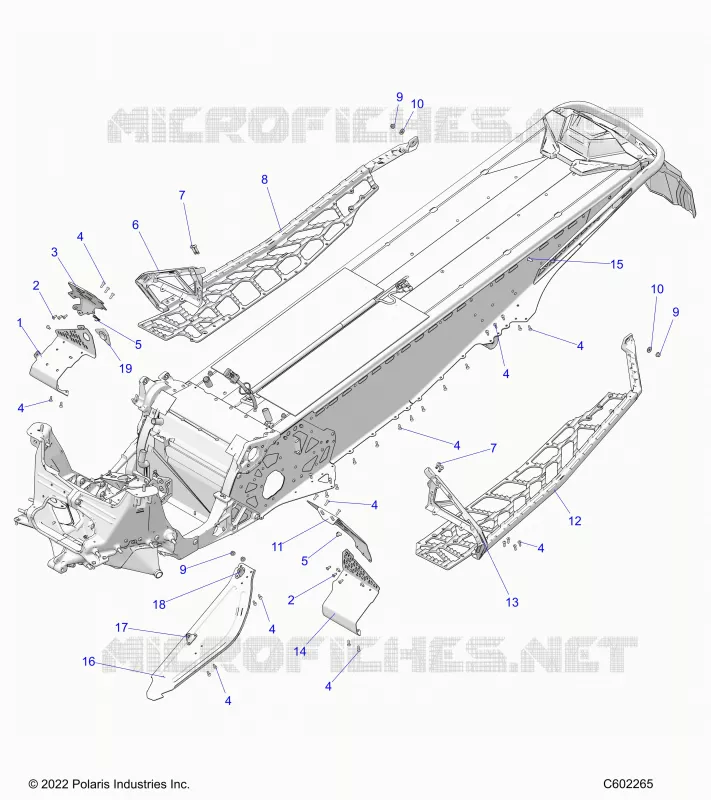 CHASSIS, CLUTCH GUARD, FOOTRESTS, AND RUNNINGBOARDS