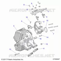 ENGINE, LUFTEINLASS MANIFOLD
