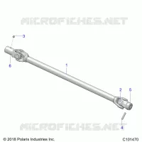 ANTRIEB, PROP SHAFT, FRONT