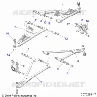 FRONT SUSPENSION CONTROL ARMS
